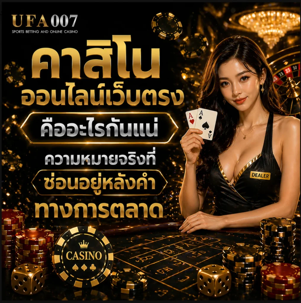 คาสิโนออนไลน์เว็บตรง