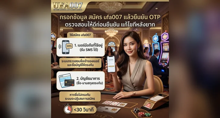 วิธีสมัคร ufa007