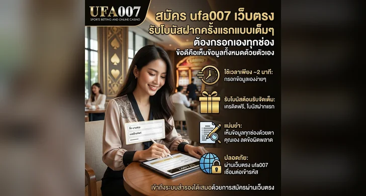 สมัคร ufa007 ช่องทาง