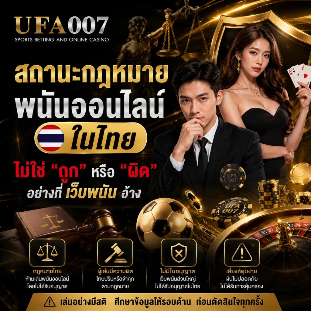 เว็บพนันออนไลน์ ถูกกฎหมาย
