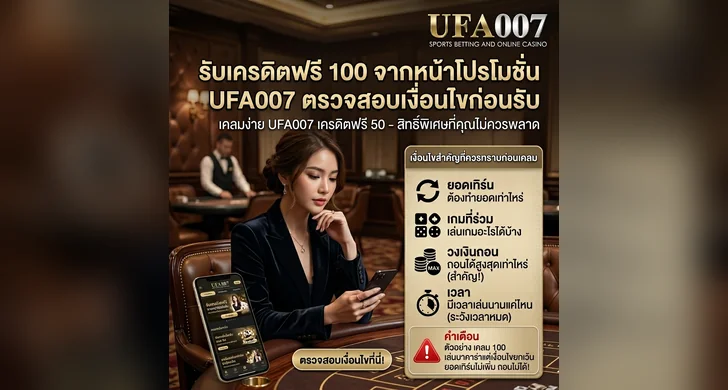 ufa007 เครดิตฟรี 50