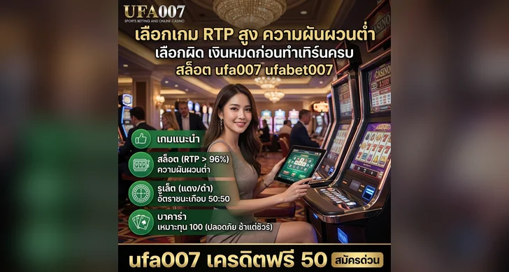 ufa007 เครดิตฟรี 50