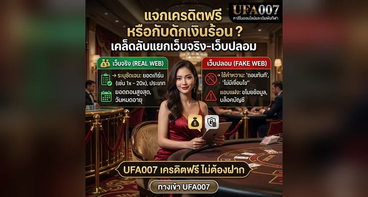 ufa007 เครดิตฟรี ไม่ต้องฝาก