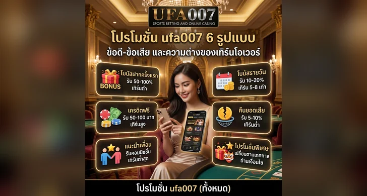 ufa007 โปรโมชั่น ทั้งหมด