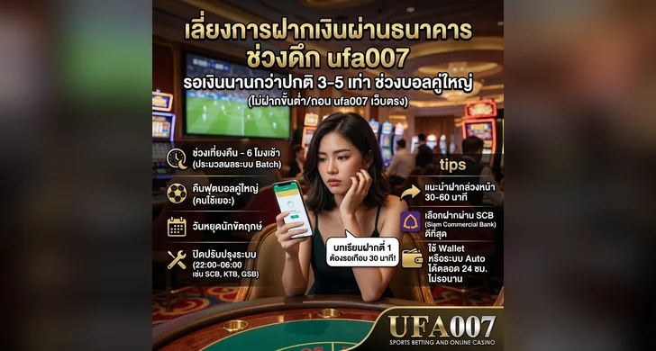 ฝากเงิน ufa007