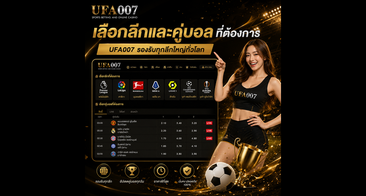 วิธีแทงบอล ufa007