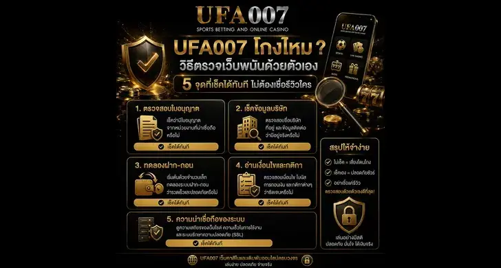 ufa007 ดีไหม